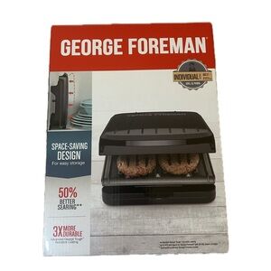 New George Foreman Black Grill